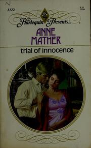Cover of: Trial of Innocence: Harlequin Presents #1122