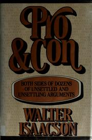 Cover of: Pro and con
