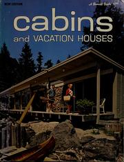 Cover of: Cabins and vacation houses by Sunset Books
