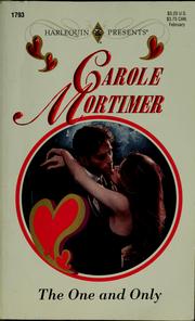 Cover of: The one and only by Carole Mortimer
