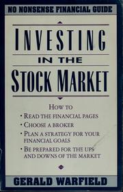 Cover of: Investing in the stock market