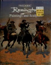 Cover of: Frederic Remington: paintings and sculpture