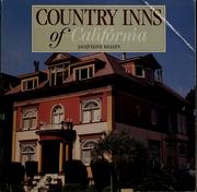 Cover of: Country inns of California