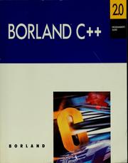 Cover of: Borland C++: version 2.0 : programmer's guide