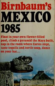 Cover of: Birnbaum's Mexico 1985 by Stephen Birnbaum