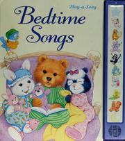Cover of: Bedtime songs