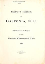 Cover of: Illustrated handbook of Gastonia, N.C. by Joseph H. Separk