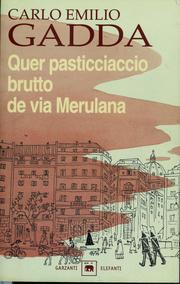 Cover of: Quer pasticciaccio brutto de via Merulana