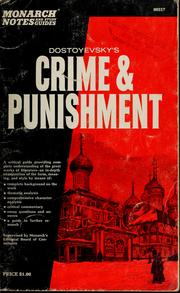 Cover of: Dostoyevsky's Crime and punishment