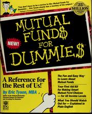 Cover of: Mutual fund$ for dummie$ by Eric Tyson