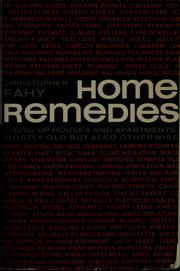 Cover of: Home remedies: fixing up houses and apartments, mostly old, but also otherwise