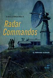 Cover of: Radar commandos by Bernard Glemser
