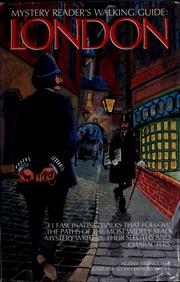 Cover of: Mystery reader's walking guide, London