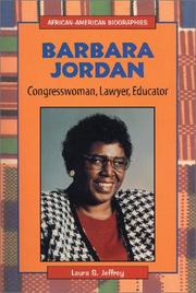 Cover of: Barbara Jordan: congresswoman, lawyer, educator