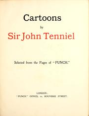 Cover of: Cartoons by Tenniel, John Sir