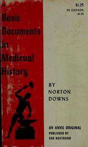Cover of: Basic documents in medieval history