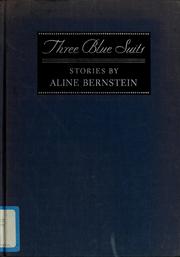 Three blue suits by Aline Bernstein