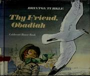 Cover of: Thy friend, Obadiah