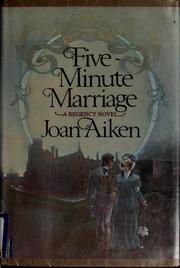 Cover of: The Five-Minute Marriage by Joan Aiken