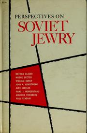 Cover of: Perspectives on Soviet Jewry