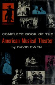 Cover of: Complete book of the American musical theater