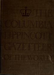Cover of: The Columbia Lippincott gazetteer of the world by Leon E. Seltzer