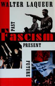 Cover of: Fascism by Walter Laqueur