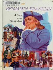 Cover of: Benjamin Franklin: a man with many jobs
