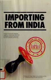 Cover of: Importing from India by 