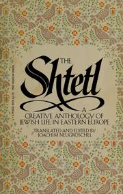 Cover of: The Shtetl by Joachim Neugroschel