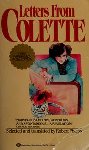 Cover of: Letters from Colette