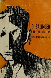 Cover of: J. D. Salinger and the critics. by William Francis Belcher