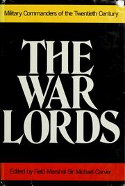 Cover of: The War lords by Michael Carver