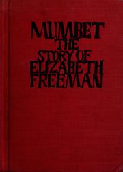 Cover of: Mumbet: the story of Elizabeth Freeman
