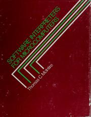 Cover of: Software interpreters for microcomputers by Thomas C. McIntire