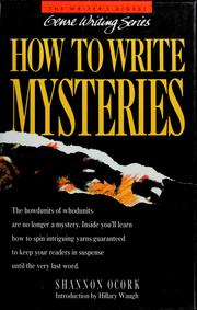 Cover of: How to write mysteries by Shannon OCork