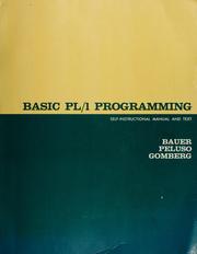 Basic PL/I programming by Charles R. Bauer