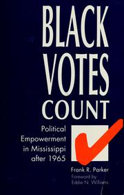 Cover of: Black votes count by Frank R. Parker