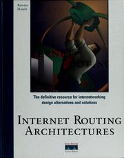 Cover of: Internet routing architectures