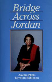 Cover of: Bridge across Jordan by Amelia Boynton Robinson