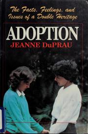 Cover of: Adoption by Jeanne DuPrau