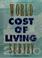 Cover of: World cost of living survey