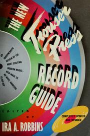 Cover of: The New Trouser Press record guide by Ira A. Robbins