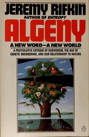 Cover of: Algeny by Jeremy Rifkin