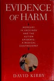Cover of: Evidence of harm