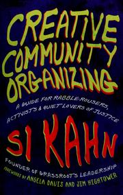 Cover of: Creative community organizing