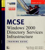Cover of: MCSE Windows 2000 directory services infrastructure by Damir Bersinic