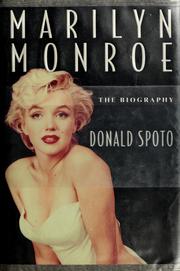 Cover of: Marilyn Monroe by Donald Spoto