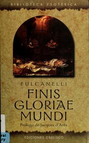 Cover of: Finis gloriae mundi