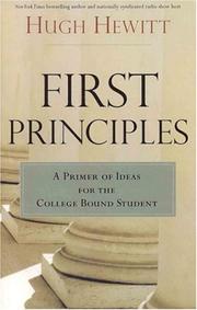 Cover of: First principles by Hugh Hewitt